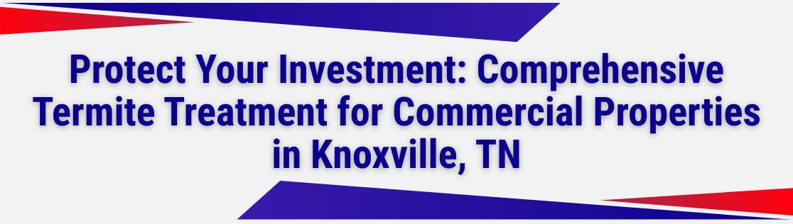 Protect Your Investment: Comprehensive Termite Treatment for Commercial Properties in Knoxville, TN