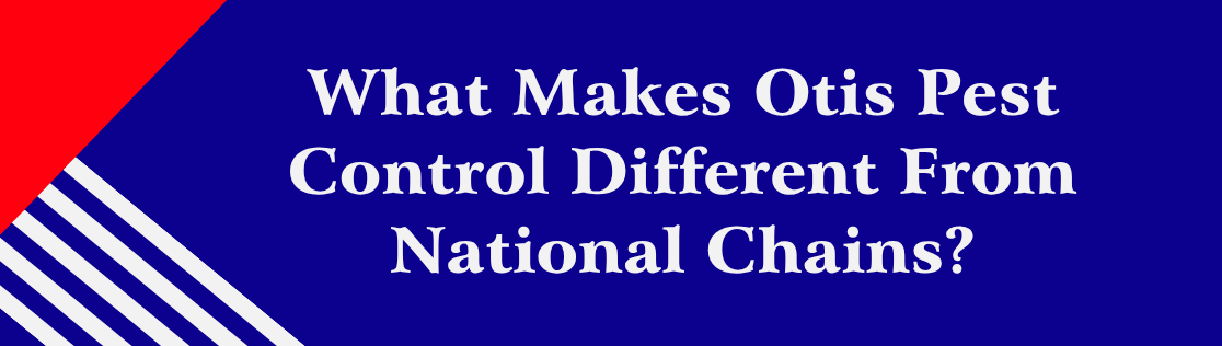 What Makes Otis Pest Control Different From National Chains?