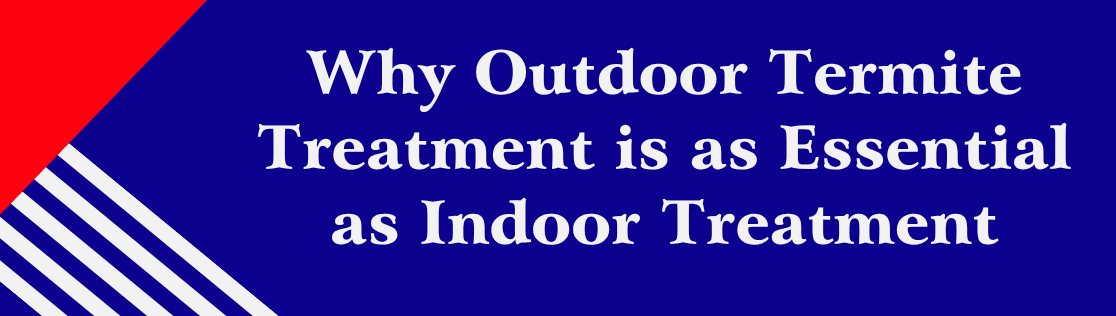 Why Outdoor Termite Treatment is as Essential as Indoor Treatment